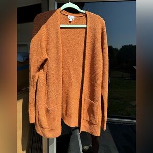Orange Market and Spruce Cozy Sweater